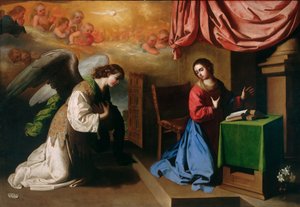 De Annunciatie door Francisco de Zurbaran